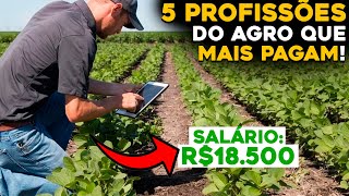 AS 5 PROFISSÃ•ES DO AGRO COM MELHORES SALÃRIOS PARA INICIAR [upl. by Gaivn683]