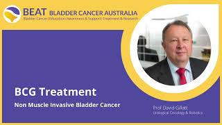 BCG Treatment for High Grade NonMuscle Invasive Bladder Cancer [upl. by Anjanette]