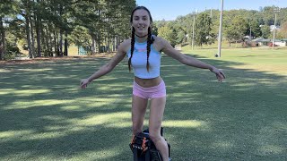 How to ride an electric unicycle Begode Extreme EUC [upl. by Lin]