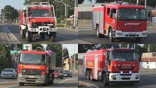 Unimog Vrijwillige Brandweer Kasterlee amp Brandweer Turnhout  Brand Buiten Kasterlee [upl. by Huff944]