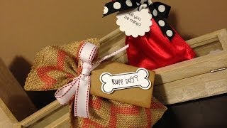 Valentine Treat Bag Made from Wide Ribbon and New stamp release [upl. by Ayhdiv]