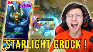 SKIN STARLIGHT GROCK KEREN PARAH ASLI   MOBILE LEGENDS INDONESIA [upl. by Tyrrell]