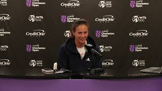 2024 Credit One Charleston Open  Interview Daria Kasatkina Semifinals [upl. by Elbring634]