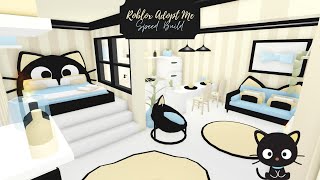 Sanrio Chococat Themed Tiny Home Speed Build 🍫 Roblox Adopt Me [upl. by Eniffit736]