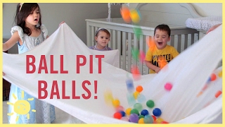 PLAY  3 Ball Pit Ball Activities [upl. by Amzu532]