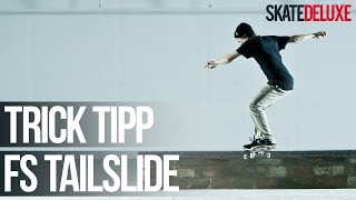 Skateboard Trick Tipp Frontside Tailslide  DeutschGerman  skatedeluxe [upl. by Grevera]