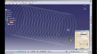 Tutoriel Catia  Créer un ressort Forme  Shape Generative shape design [upl. by Ase]