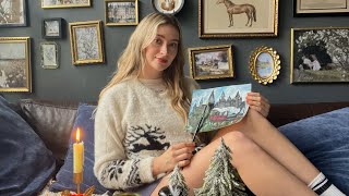 ASMR  Painting Christmas Cards 🌲 [upl. by Awra45]