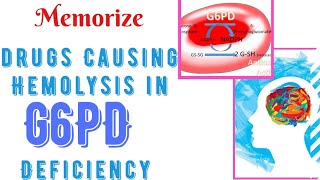 Drugs causing Hemolysis in G6PD deficiency Mnemonic [upl. by Allimac686]