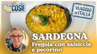 Fregola con salsiccia e pecorino  Si fa così  Chef BRUNO BARBIERI [upl. by Janette]