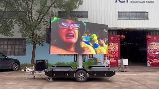 led european cup mobile trailer  led advertising trailerled trailer led mobile trailer [upl. by Immak]