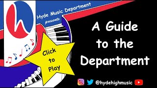 Hyde Music Department  A Guide [upl. by Anelehs]