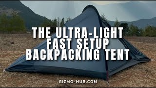 WIND ANCHOR  THE ULTRALIGHT FAST SETUP BACKPACKING TENT  Kickstarter  GizmoHubcom [upl. by Maximilianus]