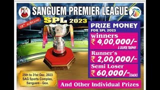 SPL 2023 Goa  Sanguem Premier League 2023  Day 1 [upl. by Gareri667]