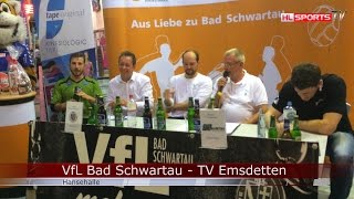 VfL Bad Schwartau  TV Emsdetten  HBL  18102014 [upl. by Enrobyalc964]