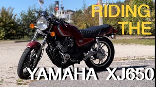 1982 Yamaha seca XJ650 Ride and review [upl. by Zonda848]