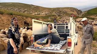 Most Beautiful Iranian Village  Morning to Night routine Nomadic life in the mountains of Iran [upl. by Hilario]