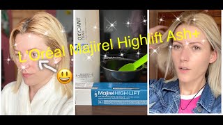 L’Oréal Majirel Highlift Ash Hair Colour at Home [upl. by Idolem]