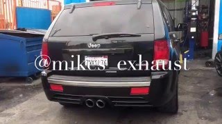 Jeep srt8 carven R series mufflers [upl. by Ardeen15]