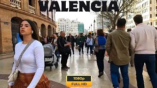 Valencia Spain 🇪🇸 1080pHDR Walking Tour [upl. by Yenaled]