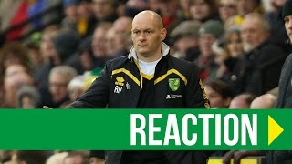 Norwich City 31 Wolves Alex Neil Reaction [upl. by Imalda]