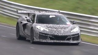 2026 Chevrolet Corvette C8 ZORA spied testing at the NÜRBURGRING Nordschleife [upl. by Alfred]