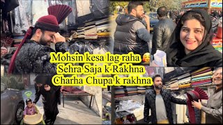 Mohsin kesa lag raha  Sehra Saja k Rakhna Chahra Chupa k rakhna  Husband ki Shopping Done Ho gai [upl. by Madeline161]