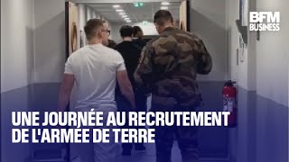 Une journée au recrutement de larmée de Terre [upl. by Corrina]