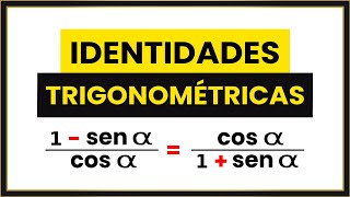 IDENTIDADES TRIGONOMÉTRICAS  Explicación Fácil Desde CERO 3 Ejercicios Resueltos [upl. by Aeki]