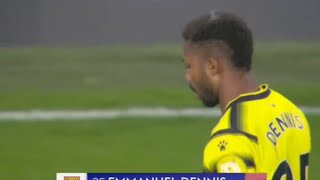 Emmanuel Dennis Red Card Vs Norwich City  Watford Vs Norwich City  02 [upl. by Jeu]