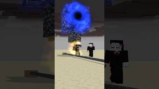 Herobrine  Ghost Rider Balancing Bigger and Bigger Bedrock on a Bike Challenge minecraft shorts [upl. by Vallery]