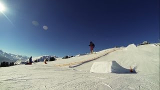 Snowboarding in Zillertal Arena  GoPro Hero 3 Black Edition [upl. by Carrol]