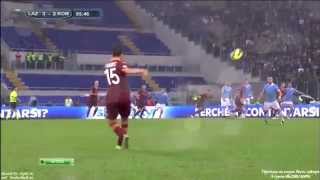 Miralem Pjanic Amazing Free Kick  Lazio vs Roma 32 HD [upl. by Ellertnom8]