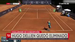 Dellien queda eliminado del Challenger de Concepción [upl. by Eecak]