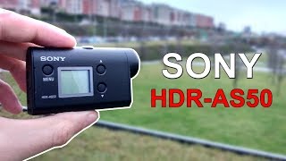 Sony HDRAS50 review de una cámara de acción económica de Sony [upl. by Netsriik]