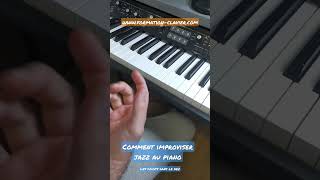 improviser jazz au piano les doigts dans le nez [upl. by Ennazus]