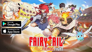 New Fairy Tail ARPG  Fairy Tail Fierce Fight Gameplay OFFICIAL LAUNCH [upl. by Anatak255]