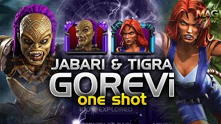 MCOC TİGRA ONE SHOT  JABARİ amp TİGRA GÖREVİ  MAGİ TV MCOC [upl. by Andie]