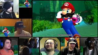 Engsub SMG4 Mario VS Steve REACTIONS MASHUP [upl. by Adaran126]