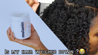 Does MELANIN HAIR CARE Work on FINE Hair Strands  Twist Out on Natural 3c Hair [upl. by Ahsinoj414]