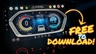 Car Dashboard Theme for Carwebguru Launcher Pro  FREE download [upl. by Schatz361]