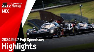 WEC 2024 Rd7 6 HOURS OF FUJI  富士6時間レース ハイライト動画  TOYOTA GAZOO Racing [upl. by Ferne]