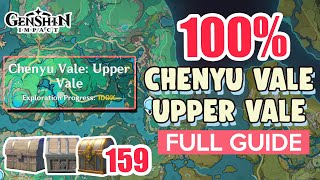 How to Chenyu Vale Upper Vale 100 FULL Exploration ⭐ Chenyu Vale ALL CHESTS【 Genshin Impact 】 [upl. by Airdnek]