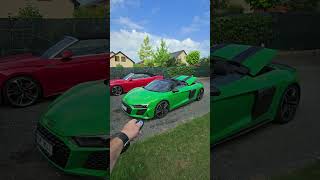 2023 Audi R8 Spyder V10  roof down amp roof up [upl. by Davies]