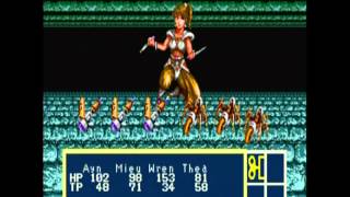 Phantasy Star III Sari Boss Fight [upl. by Aehc]