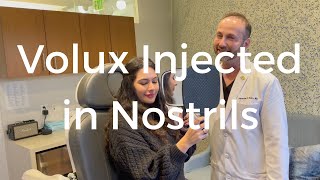 Los Angeles Volux Filler Injections For Nostrils  RIVKIN Aesthetics Dr Alexander Rivkin [upl. by Hanson]