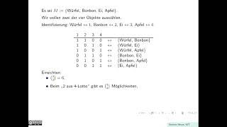 Binomialkoeffizienten  verstehen oder rechnen [upl. by Ivel]