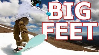 Top 5 Snowboards for BIG FEET [upl. by Eelrihs295]