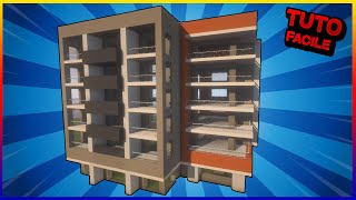 TUTO APPARTEMENTS MODERNE  VILLE MINECRAFT [upl. by Ahens]