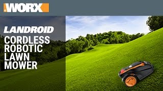 Landroid  Backyard Mowing with Cordless Robotic Lawn Mower [upl. by Alue]